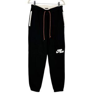 Nike Jordan Jump Man Cotton Fleece Lined Sweatpants Small Activewear Athleisure